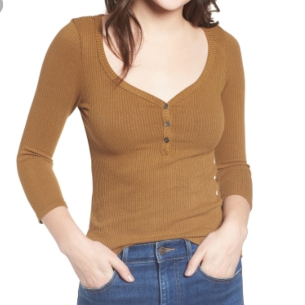 Project Social T Ribbed Henley